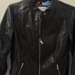 Calvin Kelin Leather Jacket